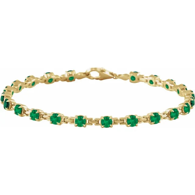 Emerald Tennis Bracelet