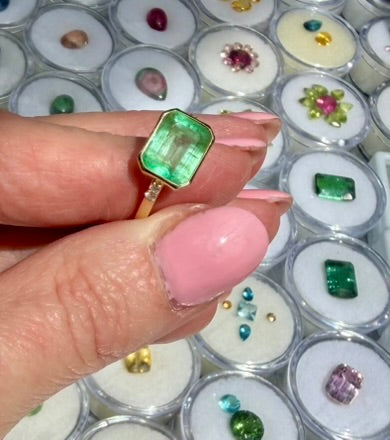 Prima: 3.20 CT Emerald Ring