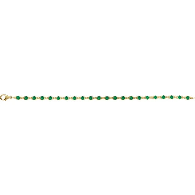 Emerald Tennis Bracelet