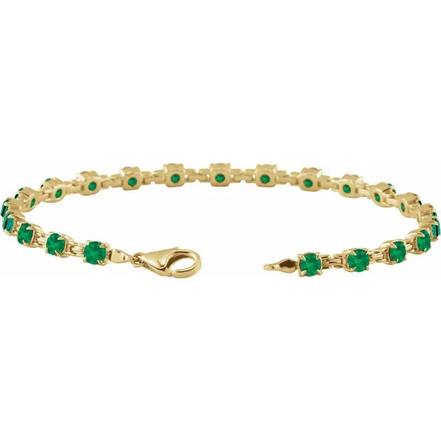 Emerald Tennis Bracelet