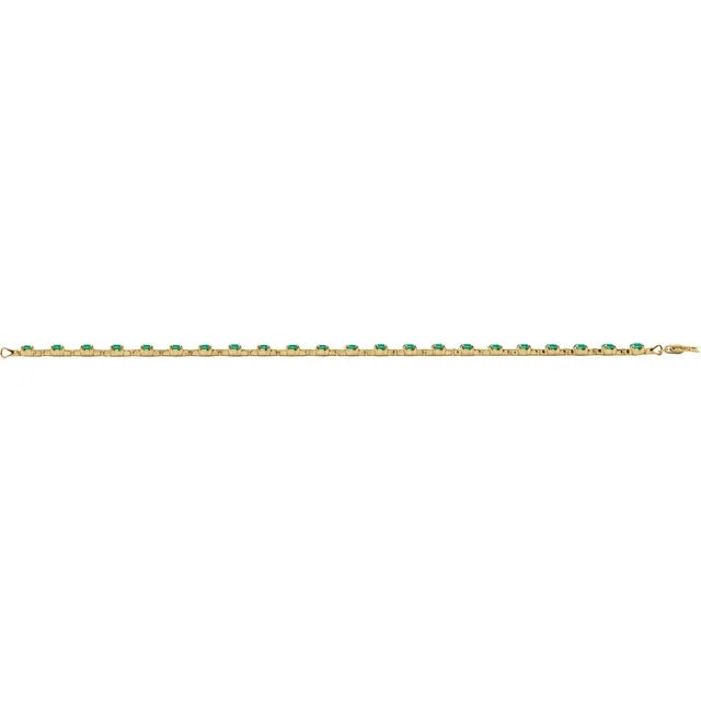 Emerald Tennis Bracelet