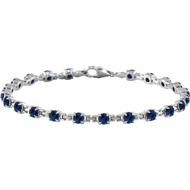 Sapphire Tennis Bracelet