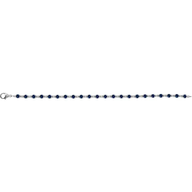 Sapphire Tennis Bracelet