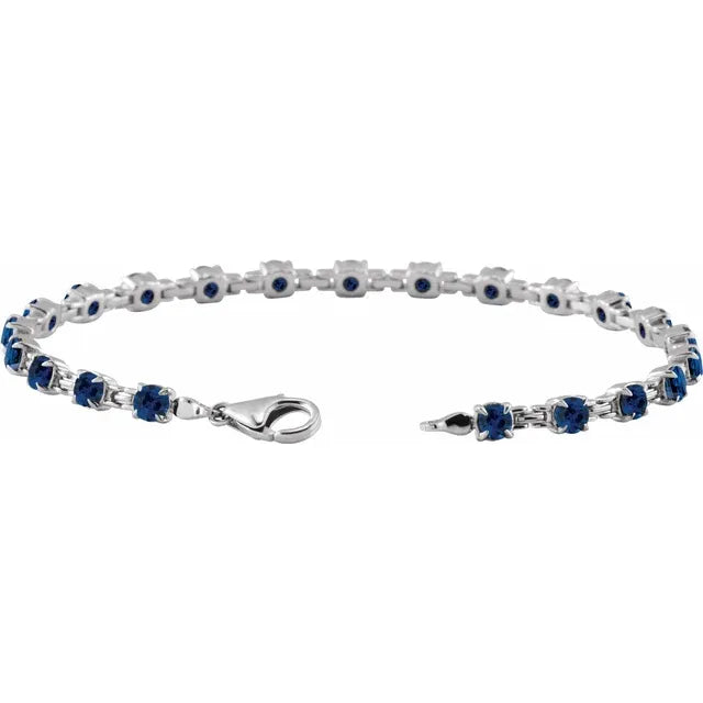 Sapphire Tennis Bracelet