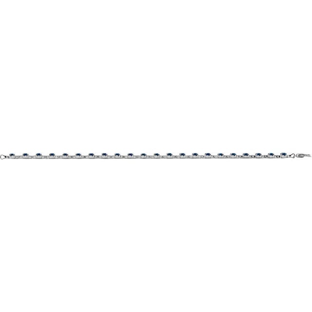 Sapphire Tennis Bracelet